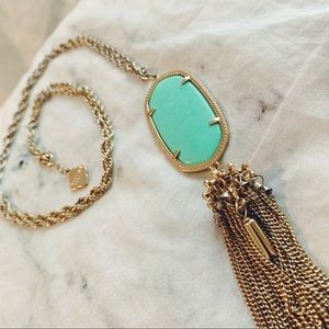 Kendra Scott Rayne Necklace in Mint Green